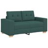 vidaXL Canapea 3 pcs Verde &icirc;nchis 221 x 80 x 80 cm