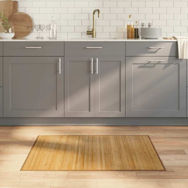 vidaXL Covor dreptunghiular, natural, 70x100 cm, bambus