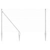 vidaXL Gard de s&acirc;rmă sudată cu țepi 25 x 1,2 m (l x h)