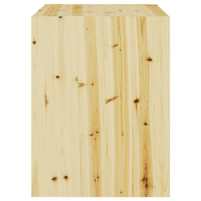 vidaXL Noptieră, 40x30,5x40 cm, lemn masiv de brad