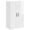 vidaXL Dulap de perete PORTO Alb lucios 60 x 31 x 100 cm