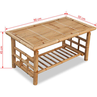 vidaXL Set mobilier de grădină cu perne, 4 piese, bambus