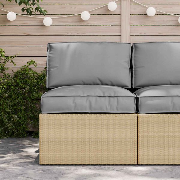 vidaXL Set de perne pentru palet 2 pcs Gri Material Oxford