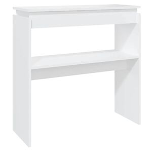vidaXL Masă consolă, alb, 80x30x80 cm, PAL