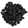 vidaXL Pietricele lustruite, 25 kg, negru, 2-5 cm