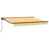 vidaXL Copertină retractabilă manuală Nisipiu 5 &times; 3,5 m
