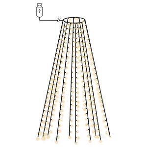 vidaXL Instalație lumini brad de Crăciun cu 250 LED-uri, 250 cm