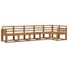 vidaXL Set de canapele de exterior 6 pcs natural Lemn Solid de Acacia