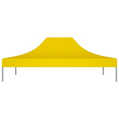 vidaXL Acoperiș pentru cort de petrecere, galben, 4 x 3 m, 270 g/m²