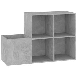 vidaXL Pantofar de hol, gri beton, 105x35,5x70 cm, PAL