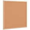 vidaXL Placă de plută cu cadru din lemn masiv de pin 40x40 cm