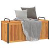 vidaXL Cutie perne de exterior 110x45x42/53cm lemn masiv acacia/oțel