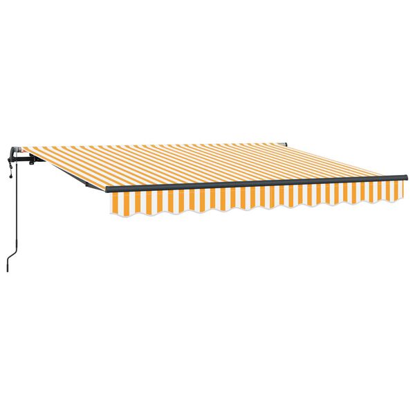 vidaXL Cortina Retractabilă Galben 250 x 200 cm țesătură