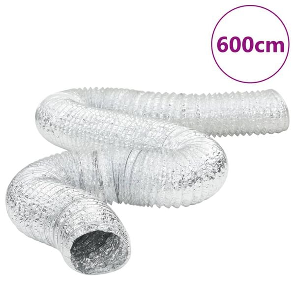 vidaXL Conductă de ventilație, 6 m, &Oslash;15 cm, aluminiu