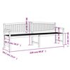 vidaXL Bancă de grădină, 228x59,5x90 cm, lemn masiv de tec