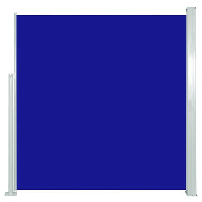 vidaXL Copertină laterală retractabilă, albastru, 140x300 cm