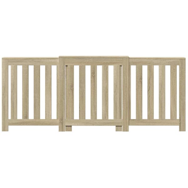 vidaXL Mască pentru calorifer stejar sonoma 205x21,5x83,5 cm lemn
