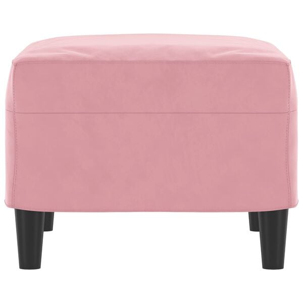 vidaXL Taburet, roz, 60x50x41 cm, catifea