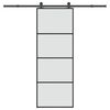 vidaXL Ușă glisantă cu set feronerie, 76x205 cm, sticlă ESG/aluminiu