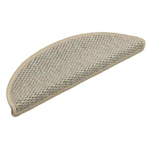 vidaXL Covorașe scări autoadezive 15 buc. verde 56x17x3cm aspect sisal