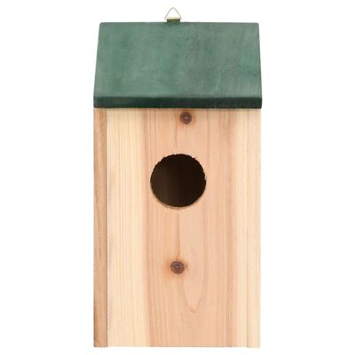 vidaXL Căsuțe de păsări, 4 buc., 12x12x22 cm, lemn