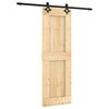 vidaXL Ușă glisantă 70 x 210 cm Lemn de Pin Solid (Nefinisat)