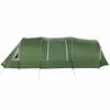 vidaXL Cort tunel cu acoperiș Verde și alb 778 x 356 x 210 cm