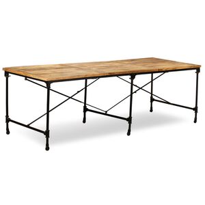 vidaXL Masă de bucătărie, lemn masiv de mango, 240 cm