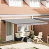vidaXL Cortina Retractabilă Gri deschis 400 &times; 300 cm Poliester și oțel