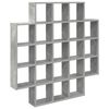 vidaXL Raft de perete Gri Beton 100 x 13 x 100 cm Lemn prelucrat