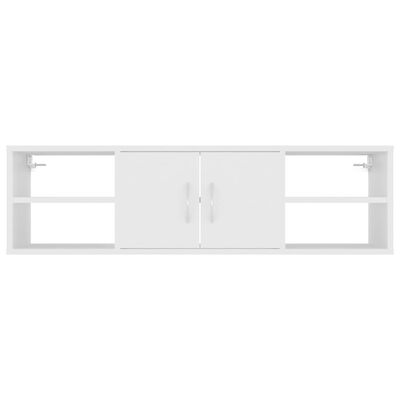 vidaXL Raft de perete, alb, 102x30x29 cm, PAL