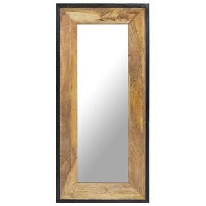 vidaXL Oglindă 110x50 cm, lemn masiv de mango