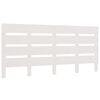 vidaXL Tăblie de pat, alb, 120x3x80 cm, lemn masiv de pin