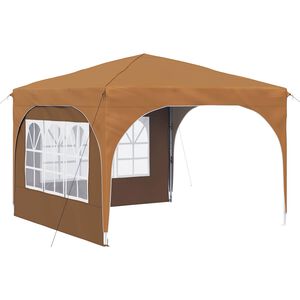 vidaXL Cort de Petrecere Pop-up 290 x 290 x 245 cm Bej