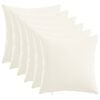vidaXL Perna decorativă 6 buc. HEERLEN Alb 30 x 30 cm Țesătură