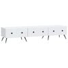 vidaXL Cabinet TV cu sertar Alb 147 x 34,5 x 30 cm Lemn prelucrat