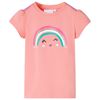 vidaXL Tricou pentru copii, corai deschis, 104