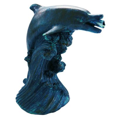 Ubbink Figurină de iaz cu joc de apă, delfin, 18 cm, 1386020