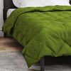 vidaXL Duvet complet pe tot parcursul anului Verde 220 x 135 cm