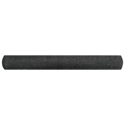 vidaXL Plasă protecție intimitate, negru, 1,2x50 m, HDPE, 150 g/m²