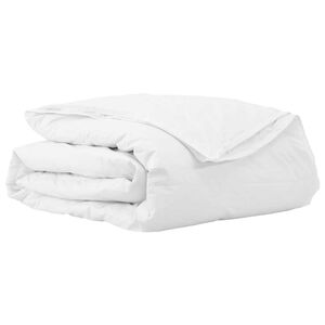 vidaXL Duvet 2 &icirc;n 1 Alb 240 x 260 cm Pene