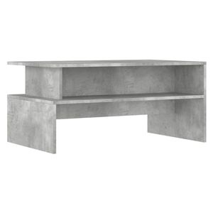 vidaXL Măsuță de cafea, gri beton, 90x55x42,5 cm, lemn prelucrat