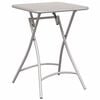 vidaXL Masă de bistro Bej 55 x 55 x 72,5 cm Oțel acoperit cu pulbere