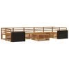 vidaXL Set de canapele de exterior 8 buc. natural Lemn Solid de Acacia