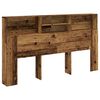 vidaXL Tăblie pat cu dulap, lemn vechi 180x19x103,5 cm lemn prelucrat