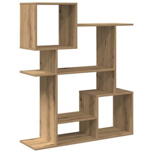 vidaXL Bibliotecă/separator cameră stejar artizanal 92x29x112 cm lemn