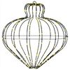 vidaXL Lumină decorativă de Crăciun 192 LED-uri Alb cald &Oslash; 45 x 40 cm