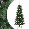 vidaXL Brad de Crăciun artificial cu glob 120 cm 150 LED-uri Alb cald
