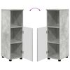 vidaXL Set de mobilier pentru baie Pe perete 4 pcs Gri din beton