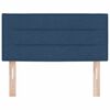 vidaXL Tăblie cap cu headboard albastru 90 cm Piele artificială